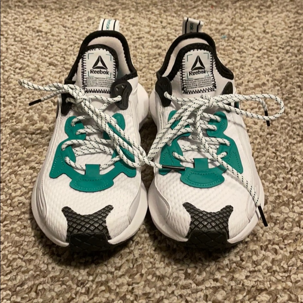 Reebok sole fury white and green